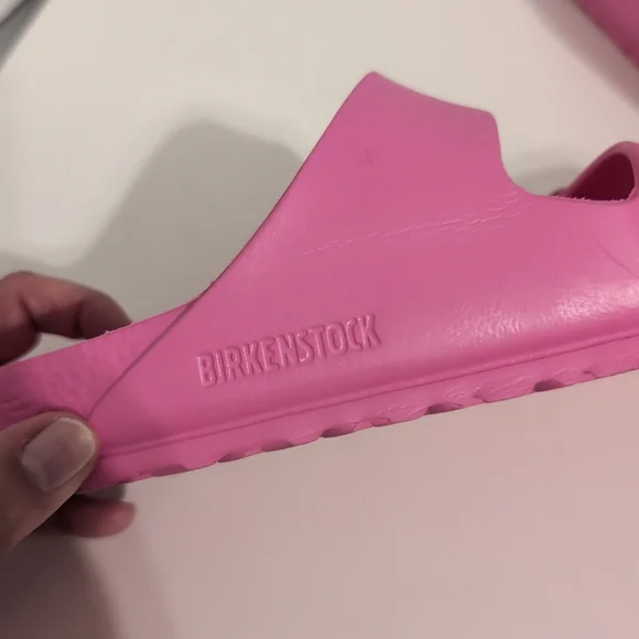 Birkenstock Women's Arizona Pink Slide Sandals Size 9 - Picture 7 of 8